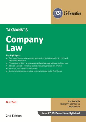 CS Executive Company Law New Syllabus Book