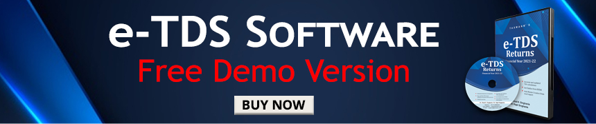 Taxmann’s ETDS Software Free Demo Version
