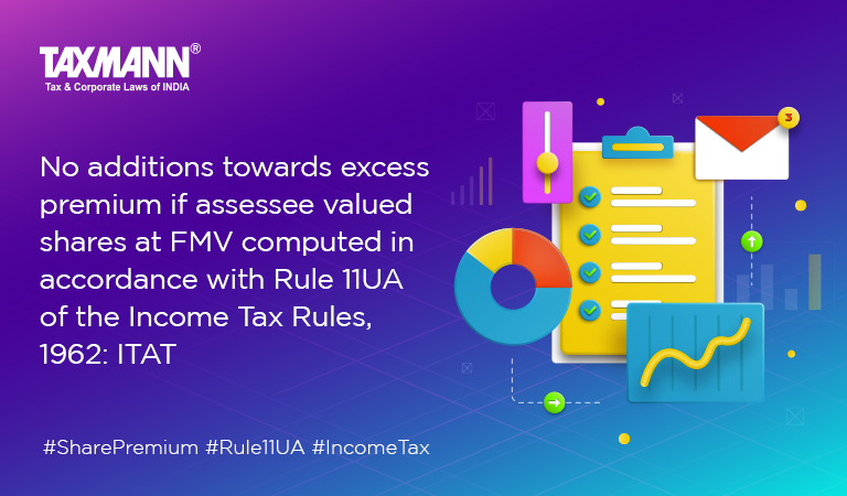 No additions towards excess premium if assessee valued shares at FMV computed in accordance with Rule 11UA of the Income Tax Rules, 1962