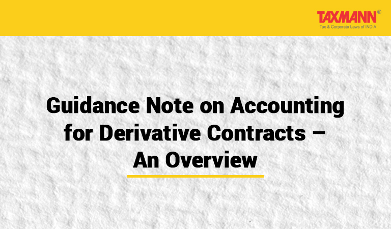 Accounting for Derivative Contracts