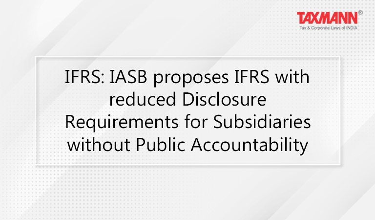Disclosure Requirements for Subsidiaries without Public Accountability
