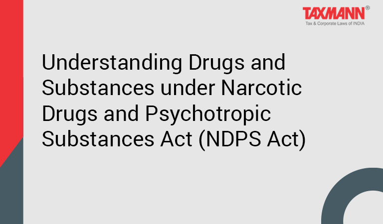 Narcotic Drugs and Psychotropic Substances Act