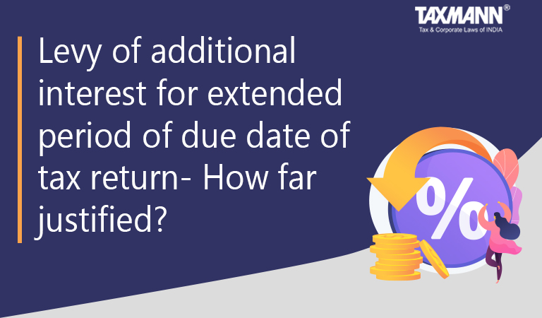 additional interest for extended period of due date of tax return