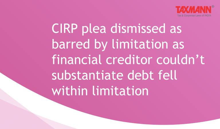 Corporate insolvency resolution process - Limitation period