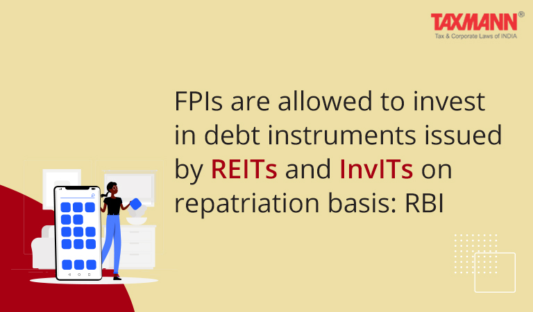 invest in debt instruments issued by REITs and InvITs 
