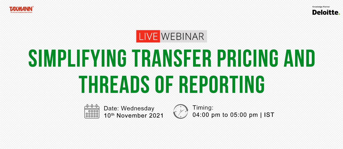 Simplifying Transfer Pricing and Threads of Reporting