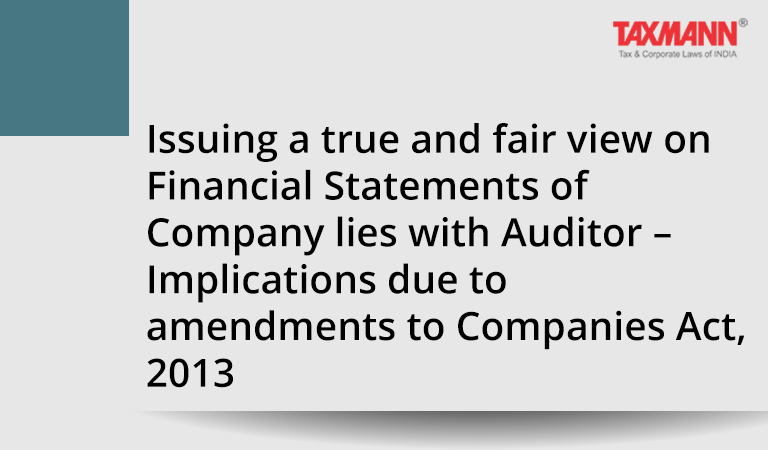 Implications Due To Amendments To Companies Act