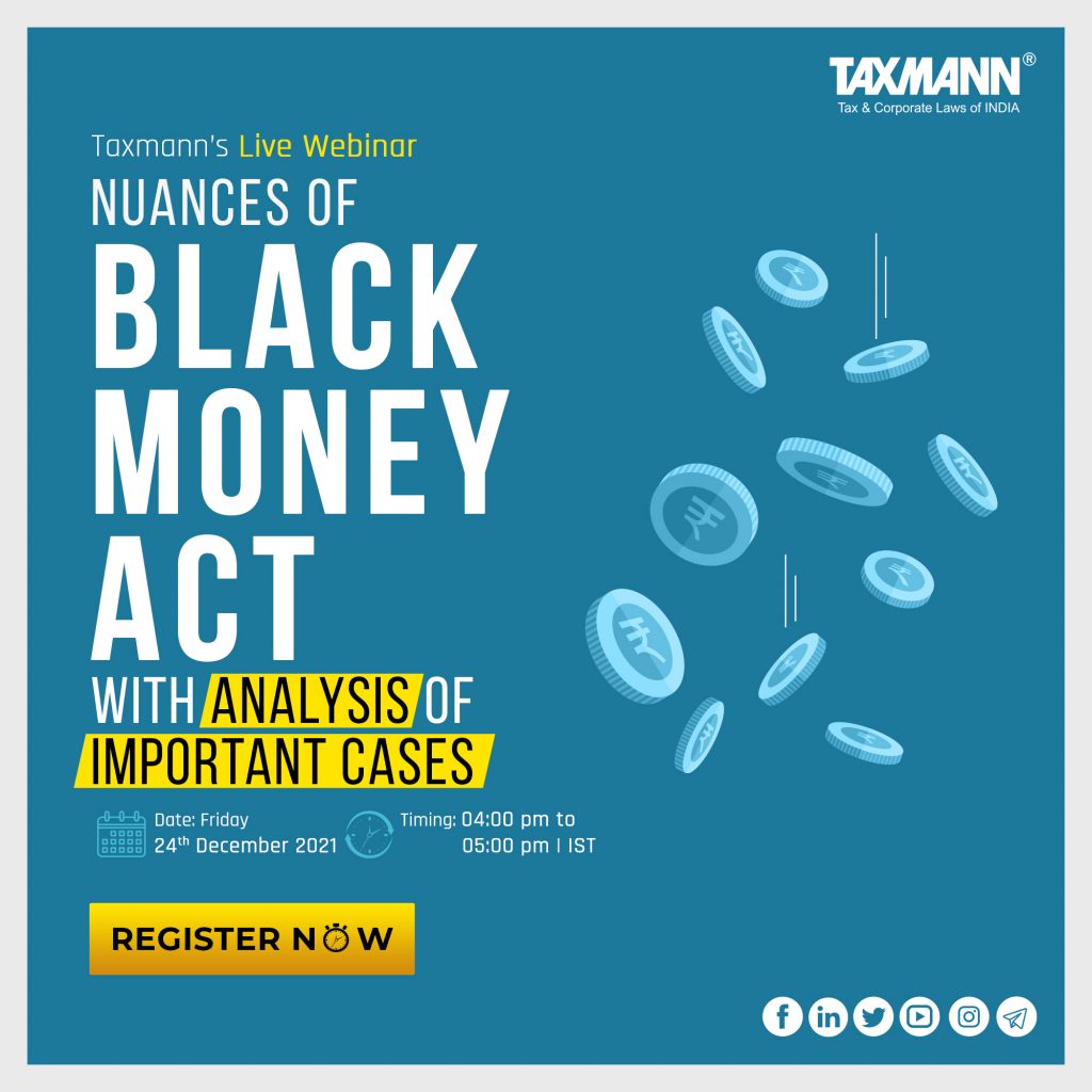 Taxmann's Webinar on Black Money Act