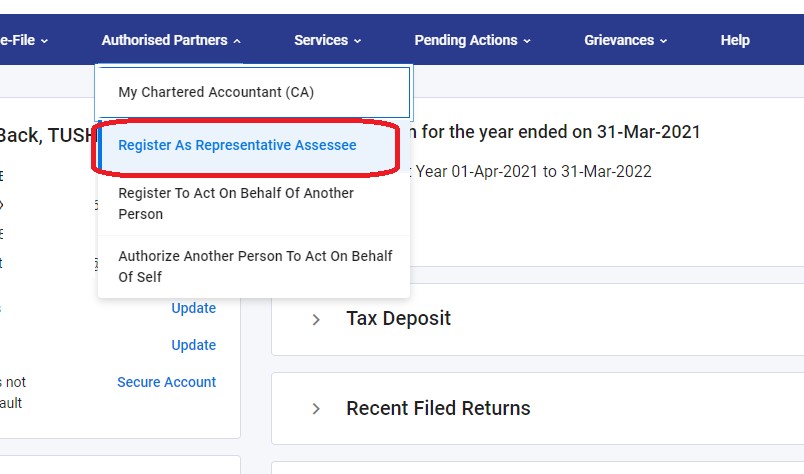 section 64 of the income tax act