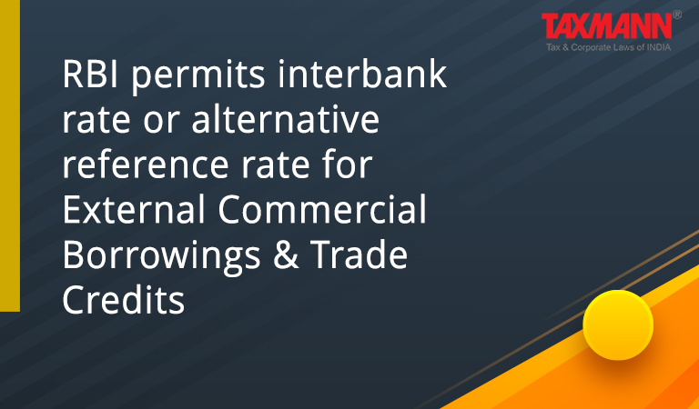 RBI permits interbank rate; alternative reference rate
