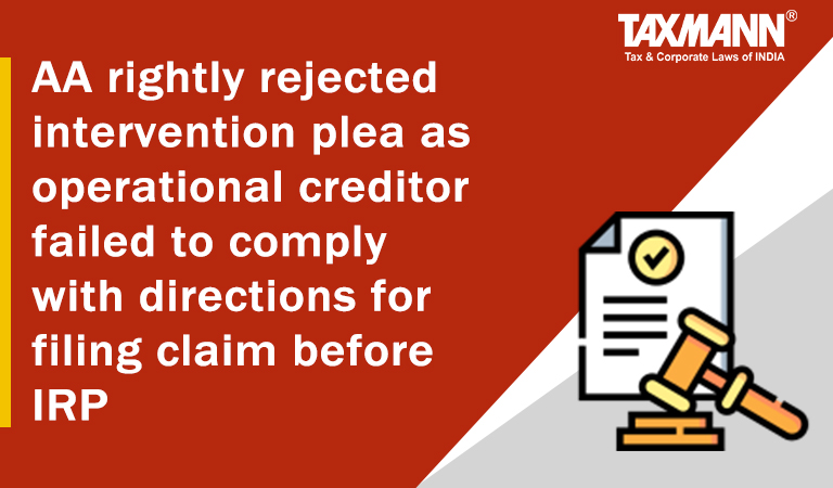 Corporate insolvency resolution process - Initiation by corporate applicant