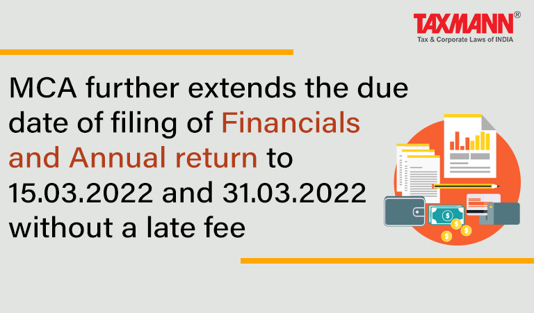 due date of filing of financials and Annual return; MCA; e-forms AOC-4; AOC-4 (CFS); AOC-4; AOC-4 XBRL; AOC-4 Non-XBRL; MGT-7; MGT-7A