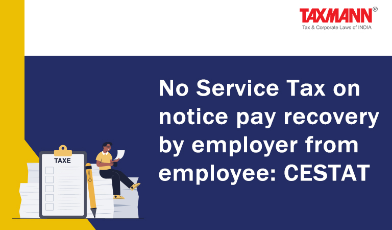 Service Tax - Notice pay recovery