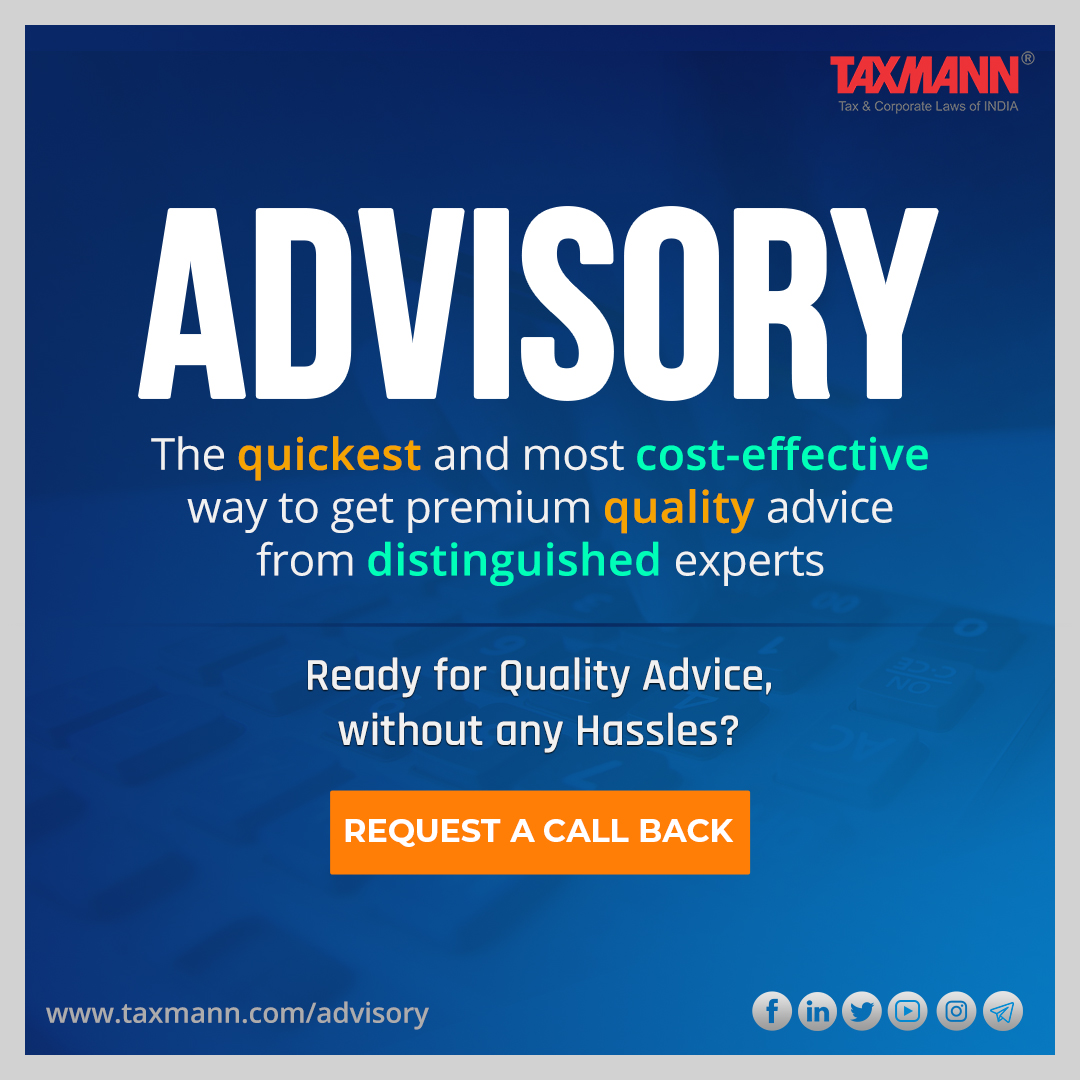 Taxmann's Advisory