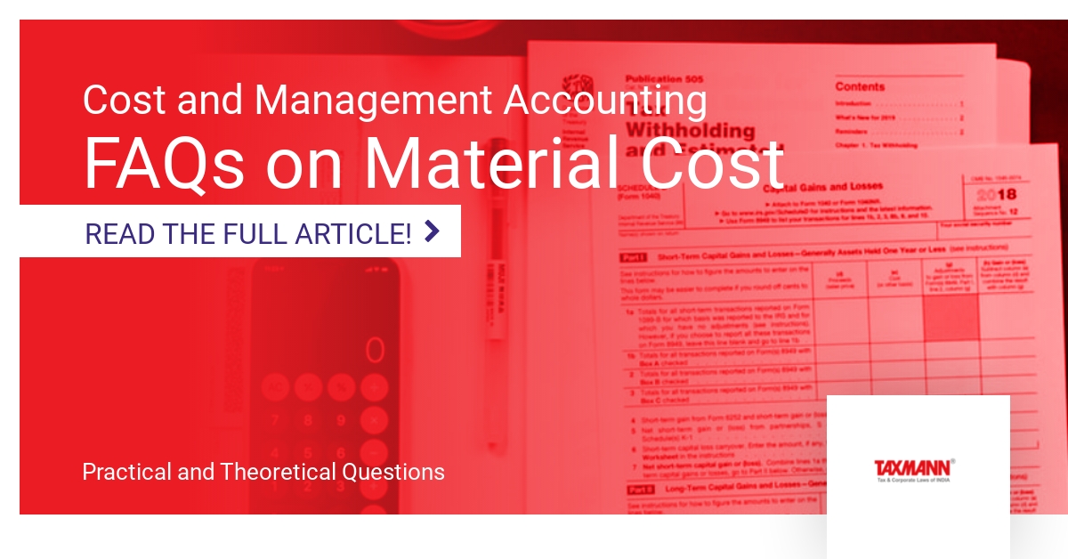 Material cost; cost and management accounting; purchase of material demurrage; inventory control; bin cards; store ledgers; just in time approach; stock verification; fifo; lifo
