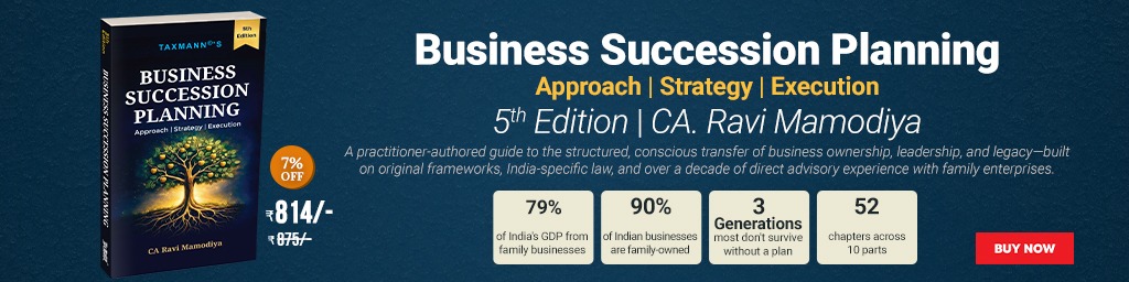 Taxmann's Business Succession Planning