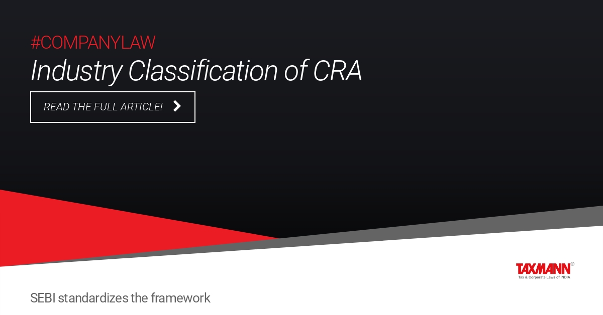 classification for CRAs; SEBI News;