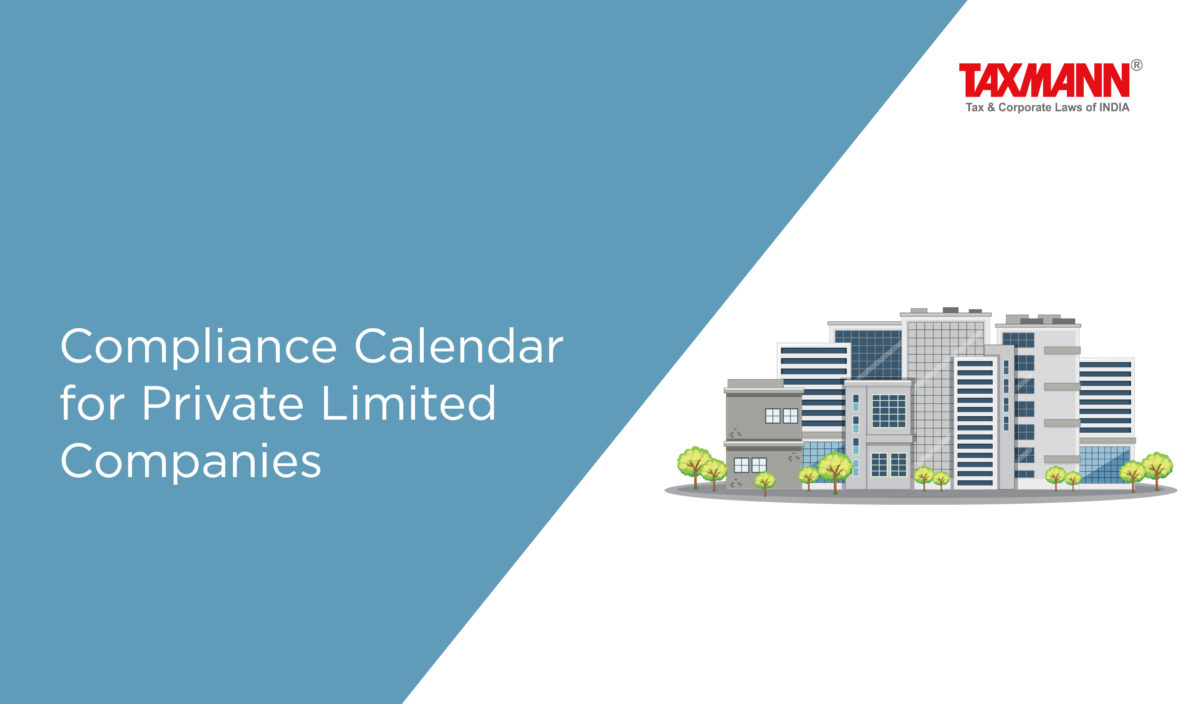 Compliance Calendar for Private Limited Companies