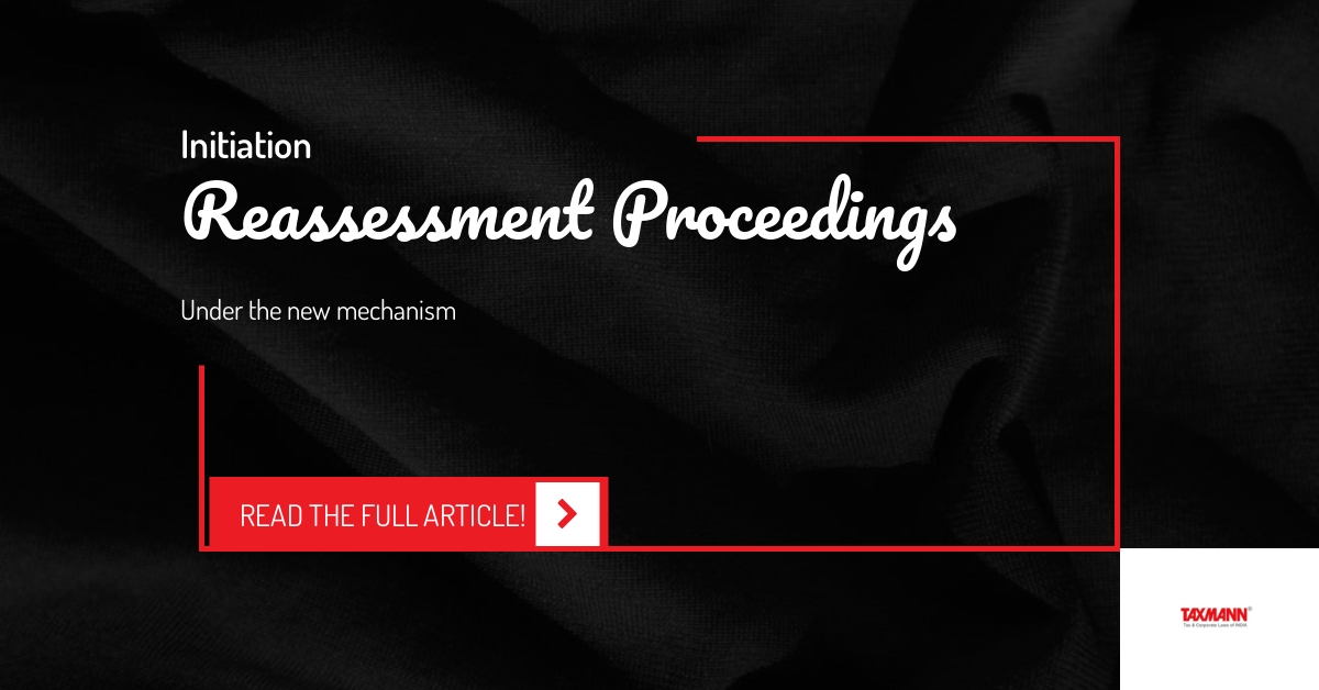 reassessment proceedings; Income Tax Act;