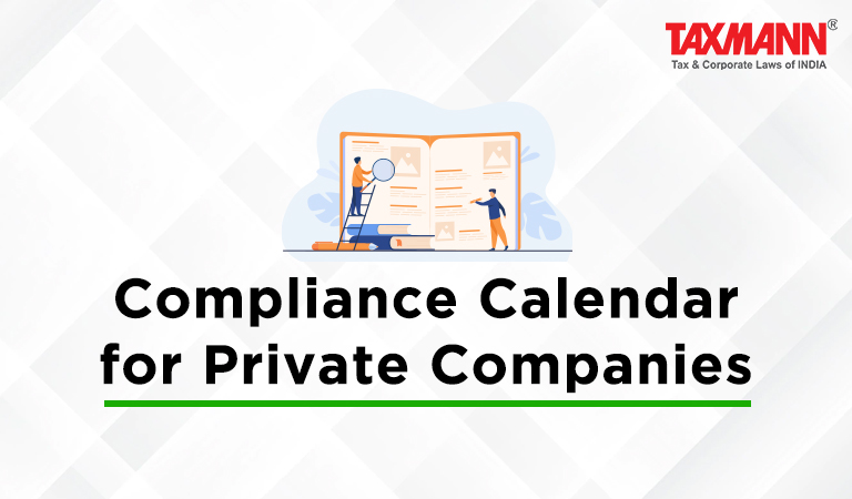 Compliance Calendar for Private Companies