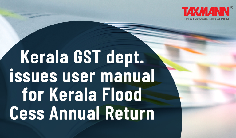 Kerala Flood Cess Annual Return;