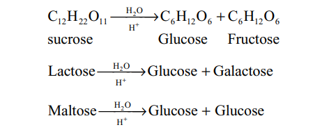 hydrolysis of monosaccharides.