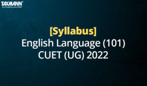 syllabus of english exam CUET