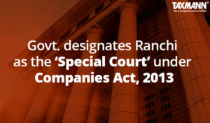 Special Court under Companies Act