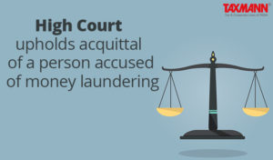 acquittal of person accused of money laundering