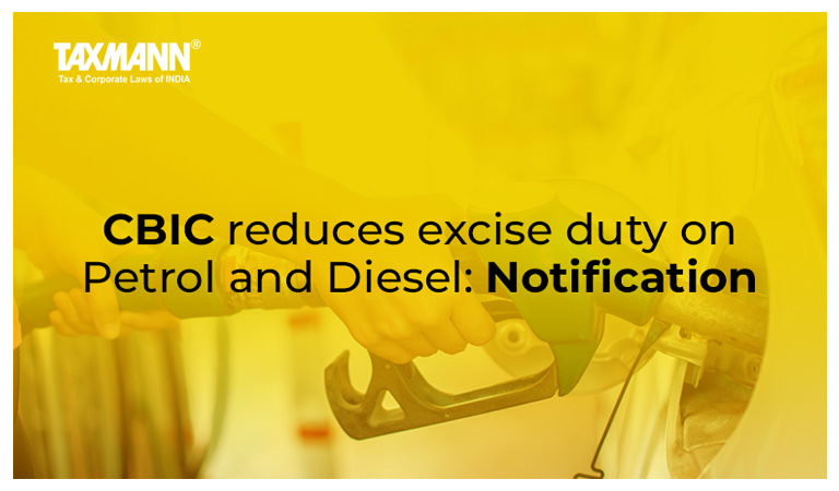 excise duty reduced on Petrol and Diesel