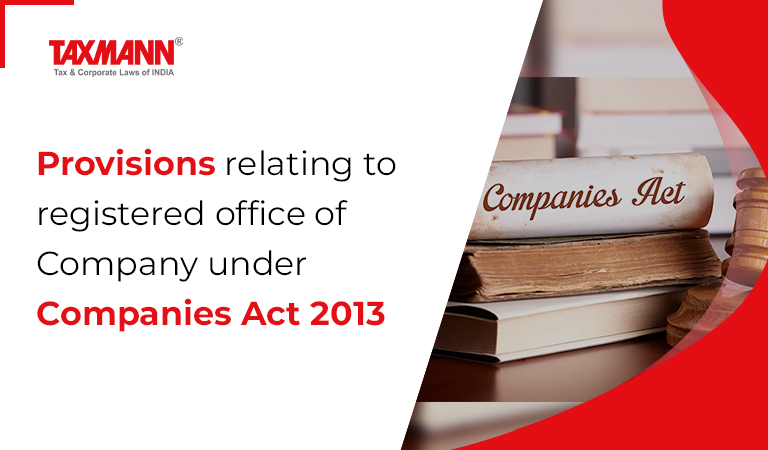 provisions relating to registered office; companies act 2013