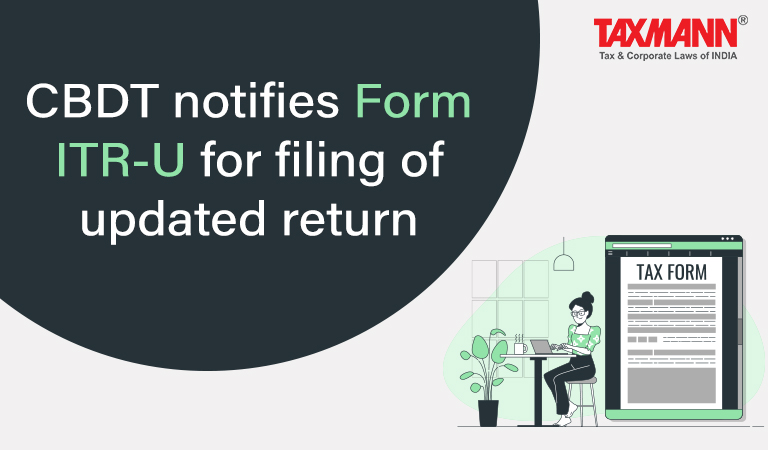 Form ITR-U; Finance Act 2022