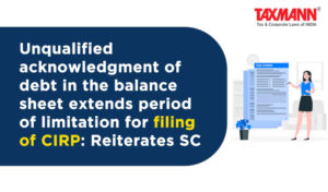 limitation for filing CIRP