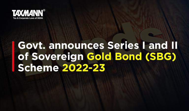 Sovereign Gold Bond Scheme (SGB) 2022-23