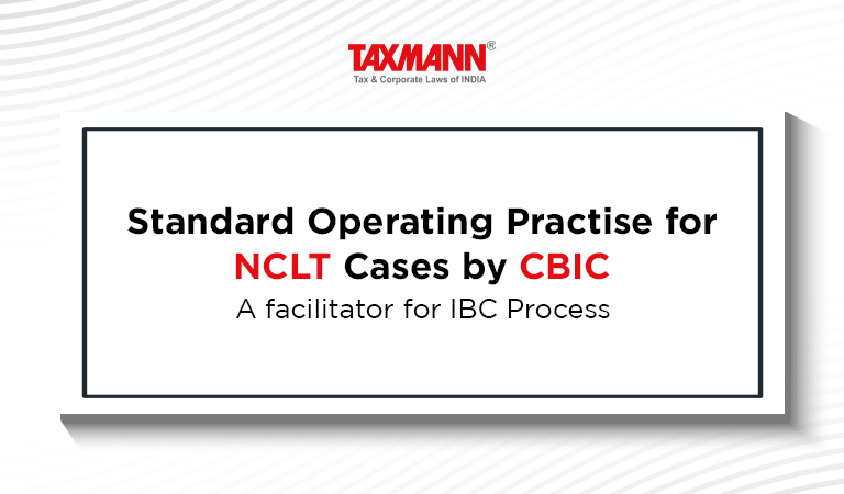 Standard Operating Practise for NCLT Cases