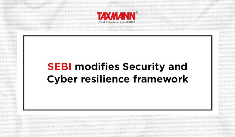 Security and Cyber resilience framework; SEBI