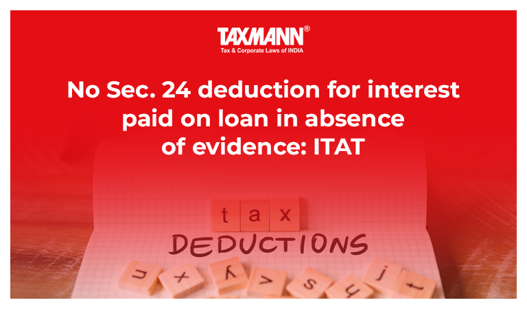 deduction for interest paid on loan