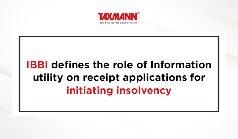 role of Information utility; Insolvency
