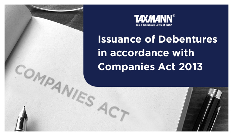 issuance of debentures