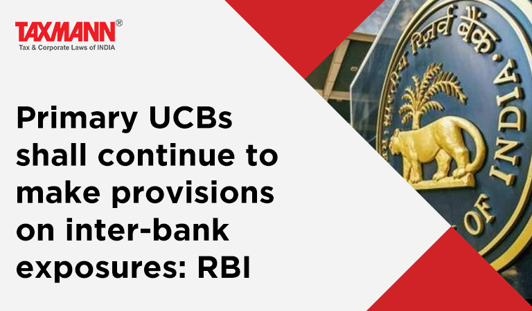 provisions on inter-bank exposures; RBI