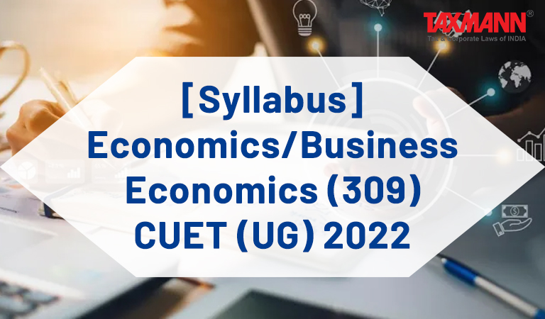 syllabus of economics exam CUET