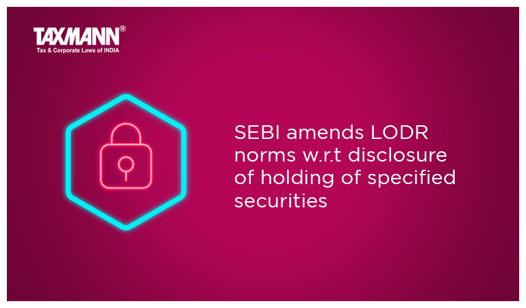 SEBI LODR; Specified Securities