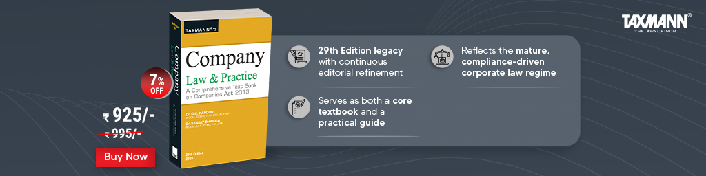 Taxmann's Company Law & Practice