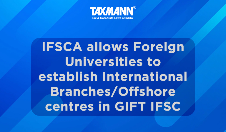Offshore centres in GIFT IFSC