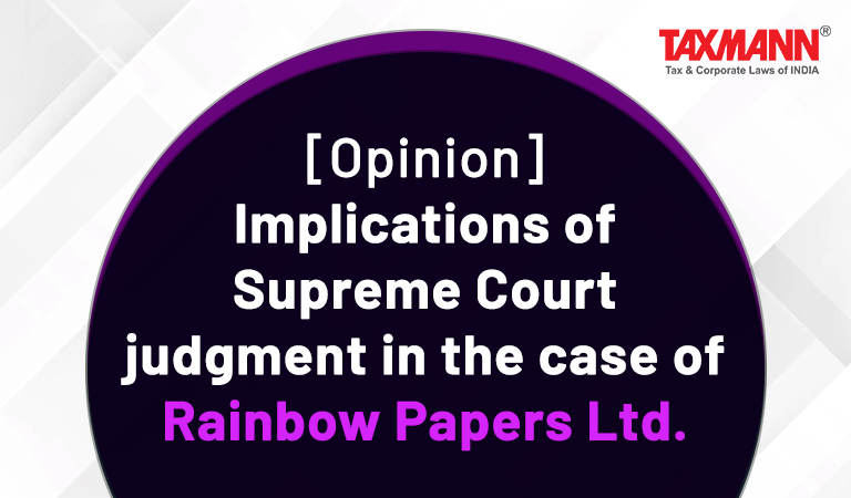 Rainbow Papers Ltd. Case