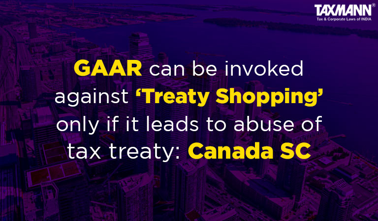 GAAR; tax treaty