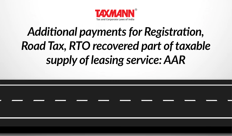 taxable supply of leasing service
