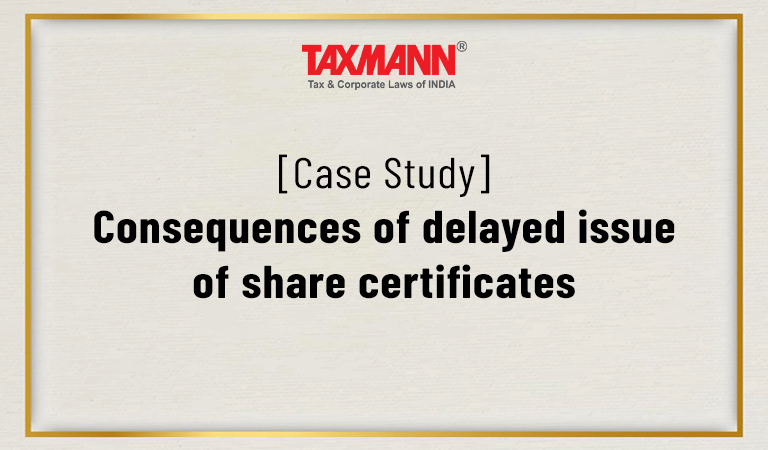 issue of share certificates