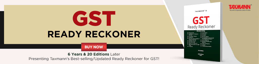 Taxmann's GST Ready Reckoner