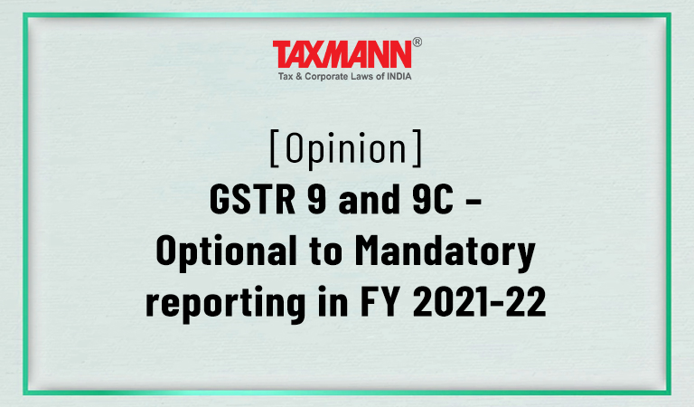 GSTR 9 and 9C
